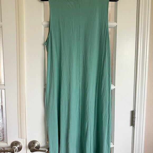 Time and Tru Sleeveless Green Swing Dress – Size XL (16-18) - Picture 2 of 6